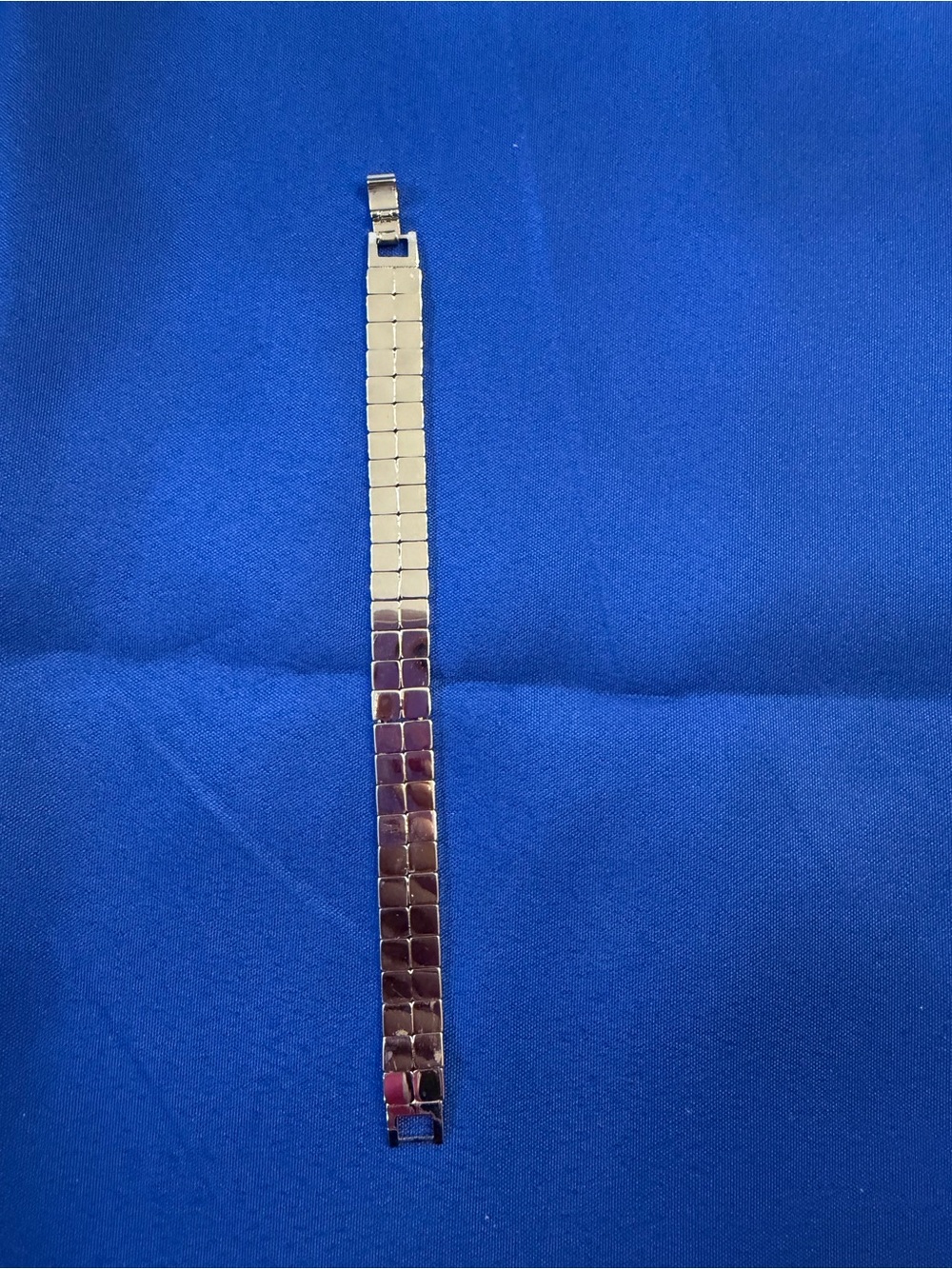 Park Lane Silver Square Link Bracelet New